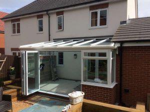 UPVC Conservatory, Aluminium Bifold Doors